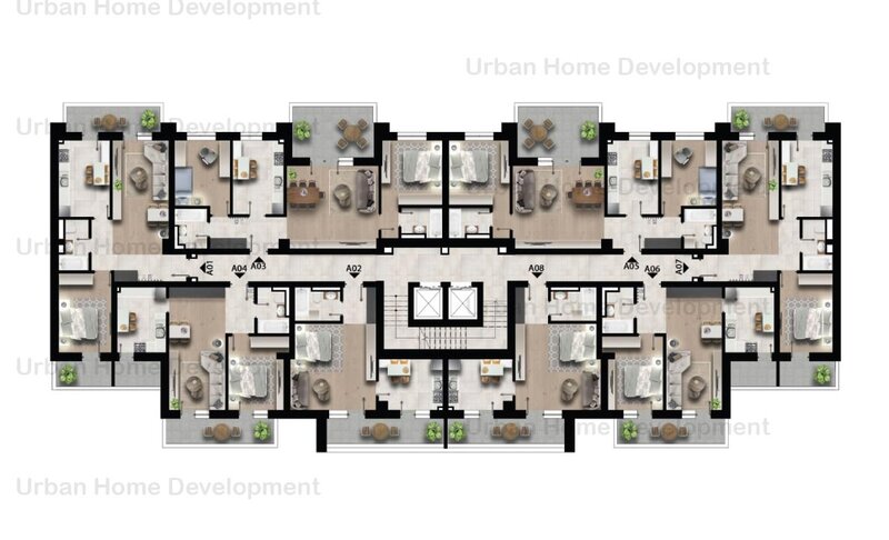 Pacii Apartament 2 camere decomandat, faza 4 Maniu 141